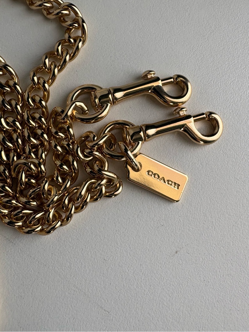 Coach gold chain crossbody
strap - Picture 7 of 10
